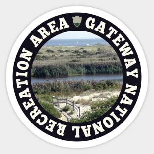 Gateway National Recreation Area circle Sticker